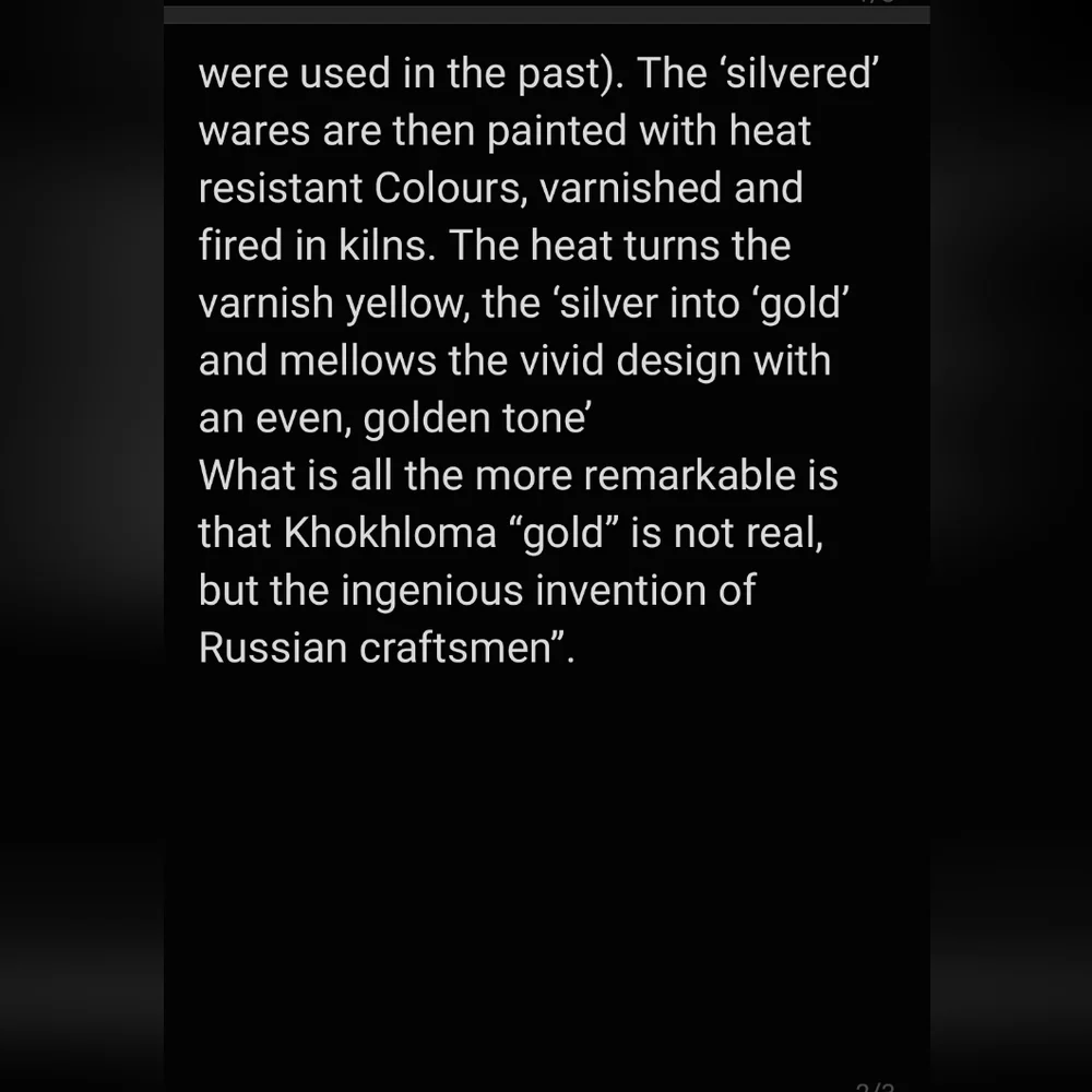 Vntg Russian "Khokhloma" Wooden, Hand Painted Christmas Ornaments, 8 Blk/Gold - Picture 16 of 16